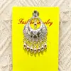 Accesorios de imán para refrigerador de la etnia Miao, piezas estilo chino de fénix y mariposa imitación plata, estilo étnico de plata Miao de nicho, pavo real, área escénica de Guizhou