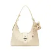 Bolsa de Hombro de Color Sólido Yuezi para Mujer 2026 Nuevo Verano Exquisita Moda Bolso de Hombro Simple Moderno Bolso Cruzado para Viajar