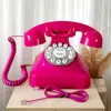 Telefone fixo antigo estilo europeu retrô criativo para escritório casa hotel decoração telefone decorativo