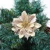 Nuevas decoraciones navideñas con flores rosas y doradas, guirnaldas de ratán, flores artificiales para puertas y ventanas, fabricante de decoración floral navideña.
