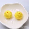 20MM Bola de Broca de Gelatina Contas de Broca Bola de Broca de Resina Contas Corrente de Celular Pendurada no Carro Acessórios de Joias Contas