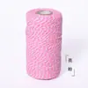 En stock venta al por mayor hilo de algodón 2 mm borla hecha a mano colgador de plantas material tejido hilo de ganchillo decorativo navideño