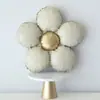 Ins Balão Flor Margarida Branca Flor Ovo Crisântemo Arranjo de Aniversário Girassol Flores Colocação Adereços Pintinhos Sorridentes