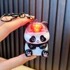 Llavero Panda Teamo Lleno de Ti Enamorados Colgante Bolsa Cerebro Juguetes Divertidos Pareja TikTok Venta al por Mayor
