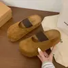 Meias-sapatos de verão femininas com salto estilo Birkenstock, novo modelo 2026, para usar na rua com saias, de calçar, corte baixo, sandálias casuais