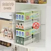 Gabinete Estante para Almacenamiento de Película en Rollo Estante de Almacenamiento Compartimentado Gabinete Suministros de Cocina Estante en Capas Artefacto Ahorrador de Espacio