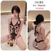 Noche Larga Ropa Interior Romántica Sexy Calada Ropa Interior Romántica Puro Deseo Ardiente Body Sin Necesidad de Quitar Conjunto Tentación 2081