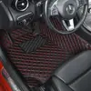 Tapetes automotivos feitos sob medida, adequados para diversos modelos de veículos, apresentando um design completo em couro, construção de camada dupla e são ecologicamente corretos, à prova d'água e resistentes ao desgaste.