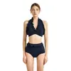 Ventas Directas de Fábrica Sencillo Elegante Diosa Dulce y Linda Halter Volador Sexy Escote Bajo Espalda Descubierta Traje de Baño de una Pieza para Mujer