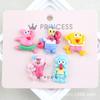 Dibujos Animados Océano Bebé Patricio Estrella DIY Pegamento de Crema Funda para Teléfono Móvil Accesorios de Joyería de Resina para Tocados de Niños Pasador