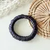 Falda plisada de satén, Goma para el pelo de anillo de intestino delgado, Goma para el pelo suave y muy elástica, Banda de goma, Diadema, Accesorios para el cabello elegantes y versátiles
