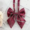 Corbata de lazo jk sin nudos raíz de pluma gigante estilo universitario femenino corbata estudiante uniforme académico foto de graduación flor de cuello uniforme escolar lazo