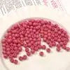 Pintura Acrílica Color Macarrón Cuentas Redondas DIY Accesorios Tejidos a Mano Material para Hacer Joyería con Cuentas Paquete