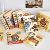 Cuaderno de espiral de perro Dachshund lindo A7 Portátil Cuaderno en blanco para vocabulario Dibujo Animado Papelería para Estudiantes Pequeño Regalo Bloc de Notas