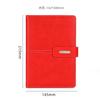 Set de Cuaderno de Papel Daolin Negro para Negocios Empalmado Imitación Cuero Hebilla Bloc de Notas Unidad USB Caja de Regalo Exportación Plus Logo