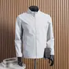 Chaqueta ligera, versátil, con cuello alto, cortavientos, impermeable y transpirable para deportes al aire libre 13135