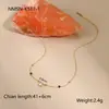 Venta Directa de Comercio Exterior Transfronterizo Collar de Acero Inoxidable con Circonita Incrustada Diseño Versátil Cadena para Clavícula Joyería Ins Venta al por Mayor