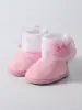 Novas Botas Quentes, Espessas, Antiderrapantes, de Solado Macio, Modernas e Versáteis para Bebês Meninas de 0 a 1 Ano