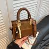 Bolsas de Design de Nicho Retrô e Estilosas, Bolsas Transversais, Bolsas Femininas Mais Vendidas, Bolsas Quadradas Pequenas Versáteis Populares da Moda Casual de Mão