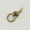 Caixa de Presente com Alça Minimalista Estilo Vintage, Nova Alça de Gaveta Bronze Antigo Estilo Chinês, Alça de Porta de Móveis, Alça de Anel de Ferro para Ferragens