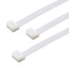 Paquete de 100 Bridas de Nylon Blancas Autocierre Bridas para Cables Correas de Amarre Exportación de Fábrica Venta al por Mayor Bridas de Cable Negras Exportación