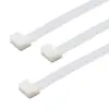 Bridas de Nylon Directo del Fabricante, Autocierre, Blancas, Paquete de 100, Correas de Plástico 4*200