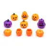 Popular juguete de cabeza de calabaza con cara de diablito, decoración de Halloween, accesorio de plástico para montajes de eventos, adorno peculiar, en stock