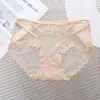 Pantaletas Transparentes de Puro Deseo para Mujer, Transpirables y Sexy con Encaje Cruzado y Refuerzo de Algodón Puro, Braguitas de Malla Triángulo para Dama 1079