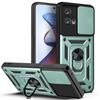 Para MOTO Edge 30 Neo funda para teléfono móvil con ventana deslizante Motorola E22 anillo funda protectora anticaídas