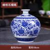 Jarrón de porcelana azul y blanca antiguo de cerámica Jingdezhen, moderno, de estilo chino, para el hogar, la sala de estar, el porche y otros lugares.