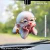 Nuevo colgante decorativo para coche de acrílico plano y lindo de mono transfronterizo