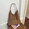 Bolsa de palha grande transfronteiriça para mulheres, nova coleção outono 2026, com design descontraído e estiloso, uma bolsa de ombro versátil que pode ser usada como bolsa principal ou uma bolsa menor
