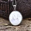 Colgante de Plata de Ley 925 al por Mayor, Estilo Chino Personalizado de Nácar, Colgante de Tara Verde, Joyería Retro Antigua de Plata Tailandesa