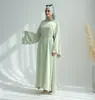 2025Loriya Cor Sólida Tamanho Grande Multicolorido Elegante Vestido com Corrente de Diamante Lr503
