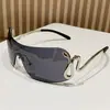 Gafas de Sol Deportivas Cortavientos con Patas de Serpiente Personalidad Gafas de Sol de Caza para Mujer Lente Única Sin Montura Estilo Europeo y Americano para Mujer