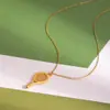 Wanxing Colgante de Raqueta de Tenis de Circonita Estilo Ins Europeo y Americano Collar de Acero Inoxidable Joyería Exquisita Moda Pequeña Sensación de Lujo para Mujeres