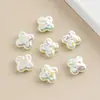 Cuentas de ABS Barroco Irregulares de Trébol de Cuatro Hojas Flor de Estrella para Pulsera Collar DIY Accesorios de Joyería al por Mayor