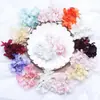 Flor Simulada Borda Queimada Cabeça de Hortênsia Acessórios Feitos à Mão DIY Decoração de Casa Acessórios para Headwear de Casamento Combinação Hanfu