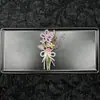 2025 Sapato de Cristal Popular na Internet Estilo Coreano Fivela de Sapato Corrente de Contas Flor de Flor Sapato Flor Sapato de Indústria Pesada Bonito Fivela de Sapato Sapato de Gelatina
