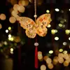 Linterna de Conejo de Madera Portátil de Mediados de Otoño, Linterna Iluminada Estilo Antiguo de Dibujos Animados, Luz de Noche de Conejo de Jade para Niños, Producto Cultural y Creativo para Festivales