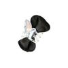 Presilha de cabelo artificial laço cabeça de bola sereia menina quente adorno de cabeça fofo natural trança de boxe rabo de cavalo atacado