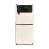 Funda protectora adecuada para teléfono móvil Samsung Zflip3 de pantalla plegable arriba y abajo de cuero de dibujos animados de lujo F7110