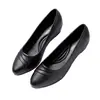 Sapatos femininos de couro macio para ficar em pé por muito tempo sem cansar os pés, sapatos de trabalho, novo modelo outono 2026, sola macia, confortáveis, bico baixo, mocassins versáteis