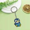 Llavero creativo de la serie Pipi Animal de AliExpress, de PVC, de goma suave, decorativo, para coche, de moda, para bricolaje.