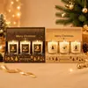 Caja de Regalo de Velas de Aromaterapia Transfronterizas 100g Set de Tres Piezas Sin Humo Aceite Esencial Fragancia Cera de Soja Caja de Regalo de Velas Navideñas