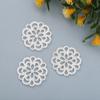 Pendientes Colgantes de Flor de Acrílico Retro Accesorios DIY Colgante Hecho a Mano Pasador Antiguo Accesorios DIY Joyería al por Mayor