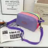 Bolso Cruzado Ligero de Color Contrastante Dopamina para Mujer, Bolso Multifuncional para Teléfono, Bolso de Hombro, Bolso Pequeño Multicapa Macaron