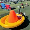 Zanahoria Inflable para Tirar, Sobresaliente Ocho Inmortales Cruzando el Mar, Olla Caliente Inflable, Accesorios Divertidos para Reuniones Deportivas