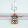 Chaveiro de Papai Noel Desenho Animado Boneco Boneco de Neve Rena Pingente de Bolsa de Carro Presente Crianças