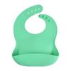 Babadores de Silicone à Prova d'Água, Óleo e Manchas para Bebê, Bolsas de Silicone para Saliva para Comer Bebê, Resistentes à Desinfecção em Alta Temperatura